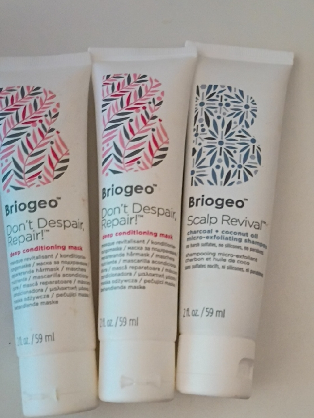 Briogeo White Travel Hair Treatment Trio